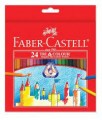 Faber-Castell 115855 24色三角木顏色