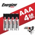 勁量 Energizer® MAX® AAA 鹼性電池(4粒收縮裝)