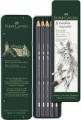 Faber-Castell Graphite Aquarelle pencil 5支裝素描筆(HB, 2B, 4B, 6B, 8B) - 117805