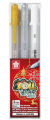SAKURA GELLY ROLL Metallic & White 啫喱筆(3支裝) - XPGB-3CH2