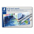 STAEDTLER karat® aquarell 125 M12 專業水彩木顏色(鐵盒12色)