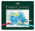 Faber-Castell 117524 專業級24色水溶木顏色(鐵盒套裝)