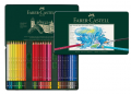 Faber-Castell 117560 專業級60色水溶木顏色(鐵盒套裝)