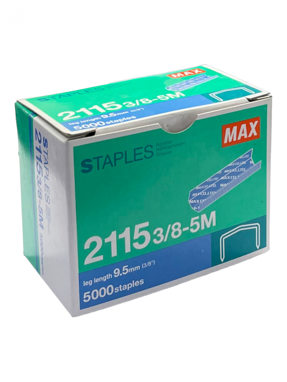 MAX STCR2115-3/8 釘書針(5000枚裝) - WAH CHIT