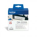 Brother DK-22205 卷裝連續白色紙質標籤帶 62mm x 30.48M