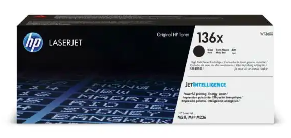 Hp 136x High Yield Black Original Laserjet Toner Cartridge W1360x Wah Chit 0363