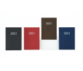LUXE L22-77C Week to view, pocket, Casebound to Kashmir Leatherette Cover(108 X 76mm)