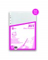 MIT 4065 F4 11孔PP光面透明文件套(20個裝)
