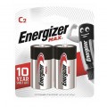 勁量 Energizer® 鹼性電芯 - C電，2粒裝 