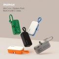 MOMAX 1-Power Mini 5000mAh 内置可折叠USB-C移動電源 IP130