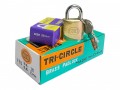 三環牌 TRI-CIRCLE 銅掛鎖(3匙)<25mm> - 262
