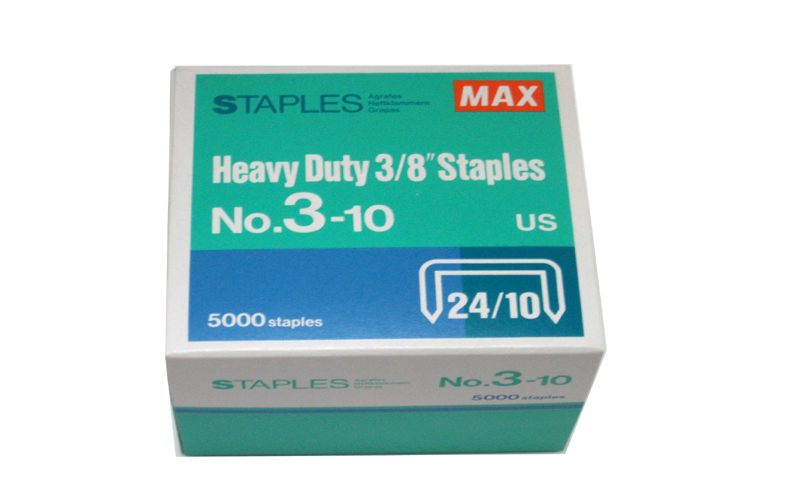 MAX No.3-10MM Staples (5000pcs/Box) - WAH CHIT